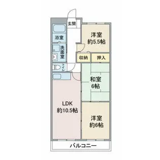 グランシャリオ【2階】の間取り