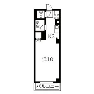 東山サンハイツ【4C号室】の間取り