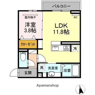 PRINTEMPS池下【3階】の間取り