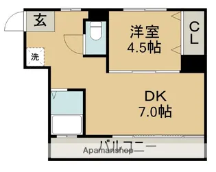 名信ビル【2階】の間取り