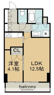 ラアケア覚王山【6階】の間取り