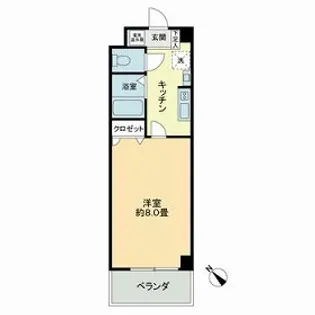 ベレーサ本山【1階】の間取り