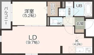 カロス新栄【3階】の間取り