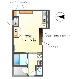 カーサ ベルデ【2階】の間取り
