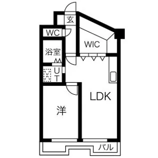 桜通サンダイマンション【F-2号室】の間取り