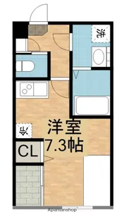 ハーモニーテラス城木町【1階】の間取り