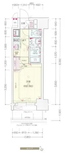 プレサンスNAGOYA覚王山【0602号室】の間取り