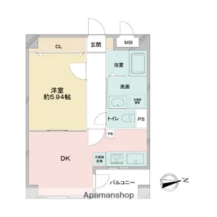 アーバンラックス今池【4階】の間取り