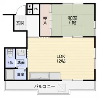 メゾン徳川【2階】の間取り