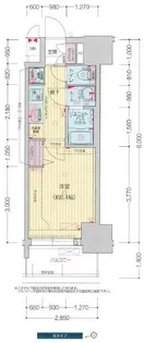 プレサンス新栄アーバンフロー【11階】の間取り