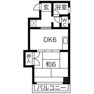 第3記念橋ビルヂング【1003号室】の間取り