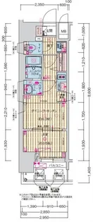 プレサンス今池駅前フェルディノ【4階】の間取り