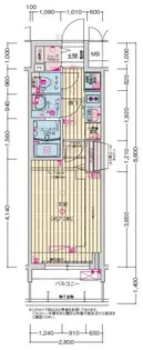 プレサンス今池駅前フェルディノ【2階】の間取り