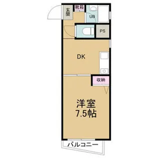 ナビオ杁中【4階】の間取り