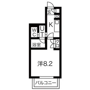 シティライフ今池【6階】の間取り