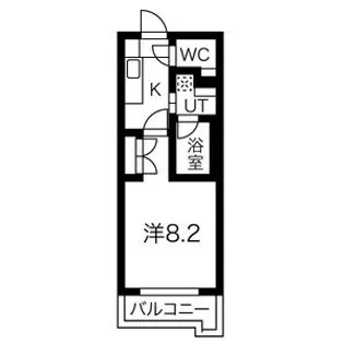 ソフィア本山【208号室】の間取り