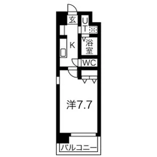 サニー東山【701号室】の間取り