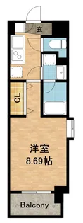 メイプルコート東山公園【0204号室】の間取り
