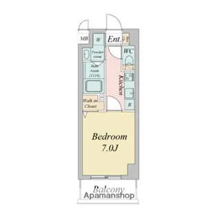 プレイズシード御器所イースト【8階】の間取り