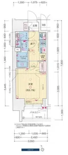 プレサンス広小路通今池【0901号室】の間取り