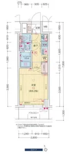 プレサンス広小路通今池【3階】の間取り