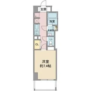 スリーアイランドタワー千種【4階】の間取り