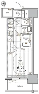 メイクスWアート今池Ⅲ【8階】の間取り