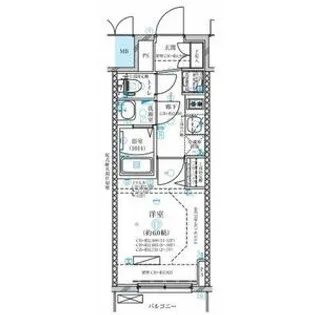 ディアレイシャス今池【702号室】の間取り