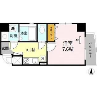 LEXCEED IZUMI【2階】の間取り