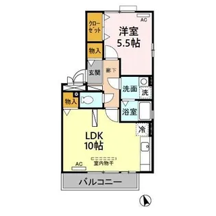 トレビナ城木【3階】の間取り