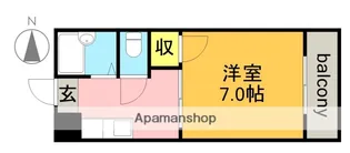 サンリバーかわきん【2階】の間取り
