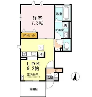 ロケーションヒルズ【1階】の間取り