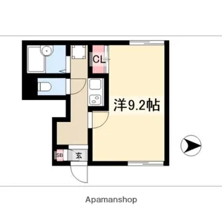 アビテ池下【1階】の間取り