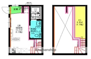 Velo JIYUGAOKA(ヴェロジユウガオカ)【2階】の間取り