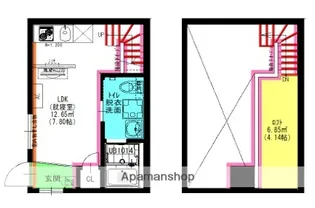 Velo JIYUGAOKA(ヴェロジユウガオカ)【2階】の間取り