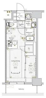 メイクスアート千種ウエスト【11階】の間取り