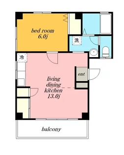 プロスパー第8ビル【2階】の間取り