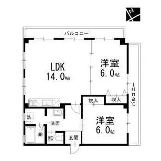 プロスパー第8ビル【4階】の間取り