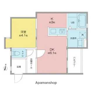VILLA桜山【3階】の間取り