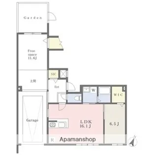 RESIDENCE DE 池下【1階】の間取り