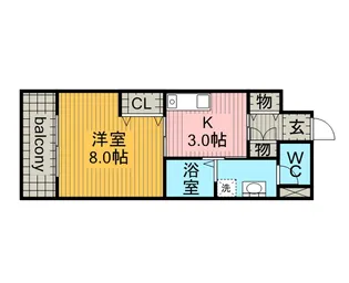 GRAND STAGE 今池【2階】の間取り