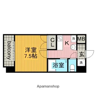 パルティール千種【6階】の間取り