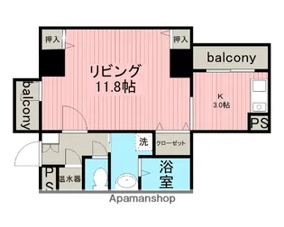プレステージ千種【15階】の間取り