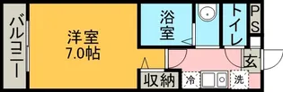 ウェントワース八雲【2階】の間取り