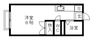 エステートピア神村WEST【202号室】の間取り