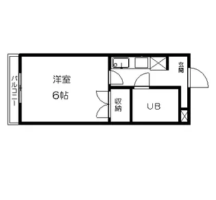 ブライトプレイスあゆち【00311号室】の間取り