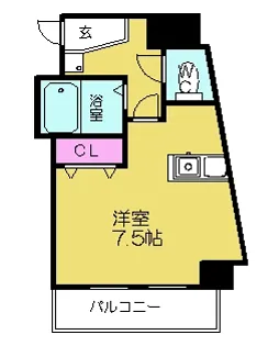 グレイス吹上【705号室】の間取り
