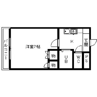 ドール新栄【6階】の間取り