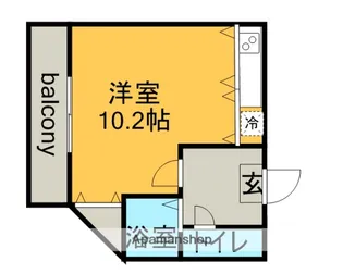 シティライフ池下【401号室】の間取り