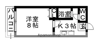 ソフィア見附【2階】の間取り